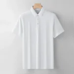 Embroidery Printing Logo Plain Polyester Quick Drying Breathable Sport Men Uniforms Work Polo Shirt-White / 2 XL